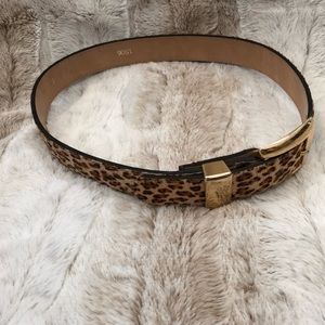 Vintage leopard belt